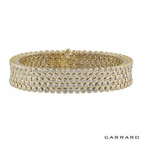 Garrard Diamond Yellow Gold Bracelet 14.25ct